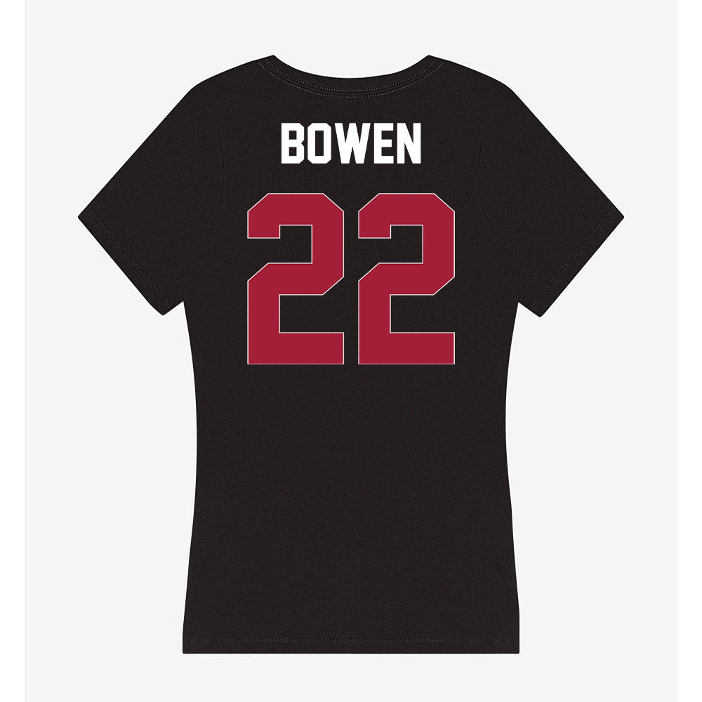 Oklahoma - NCAA Football : Peyton Bowen - Women's V-Neck T-Shirt-1