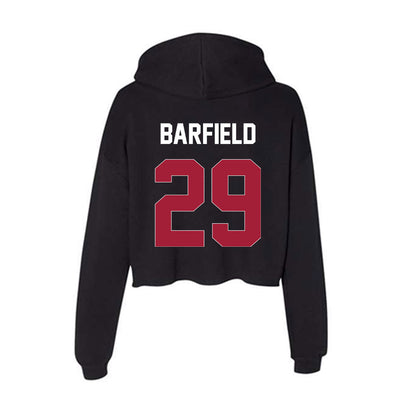Oklahoma - NCAA Baseball : Jaden Barfield - Women's Crop Fleece Hoodie-1
