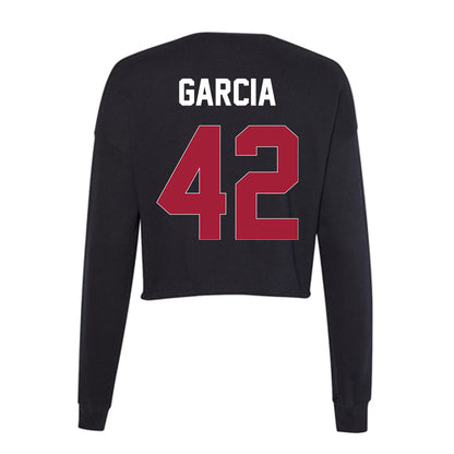 Oklahoma - NCAA Softball : Gabriella Garcia - Women's Cropped Crew Fleece-1