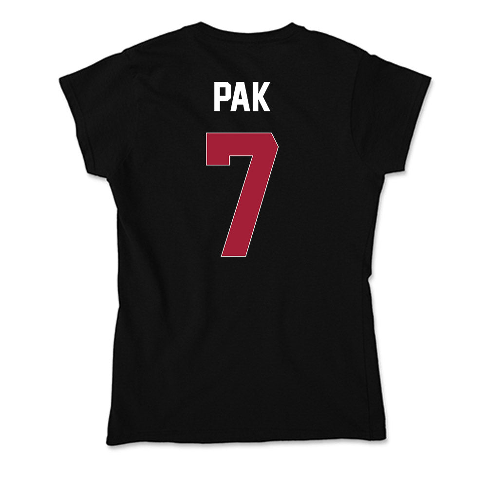 Oklahoma - NCAA Women's Soccer : Michelle Pak - Soft Style Women’s T-Shirt-1