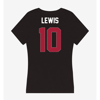 Oklahoma - NCAA Football : Kip Lewis - Women's V-Neck T-Shirt-1