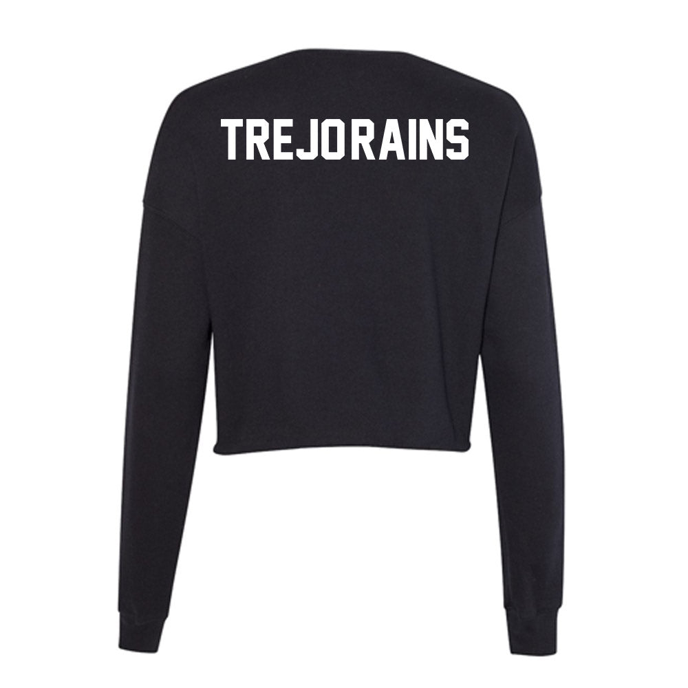 Oklahoma - NCAA Women's Rowing : Priscilla Trejo-Rains - Women's Cropped Crew Fleece-1