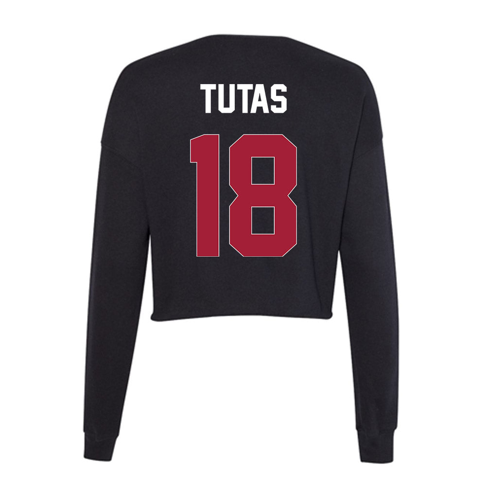 Oklahoma - NCAA Women's Soccer : Alyssa Tutas - Women's Cropped Crew Fleece-1