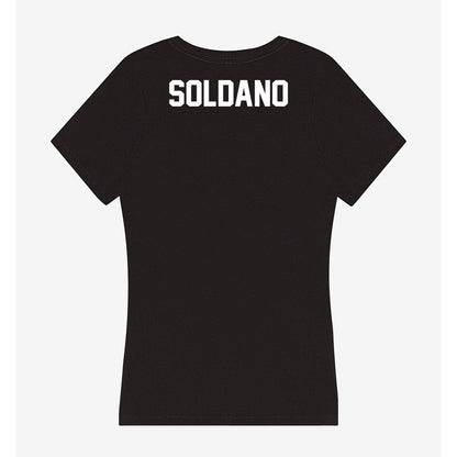 Oklahoma - NCAA Wrestling : Brian Soldano - Women's V-Neck T-Shirt-1