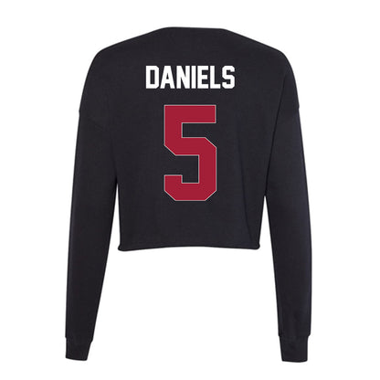 Oklahoma - NCAA Football : Kendal Daniels - Women's Cropped Crew Fleece-1