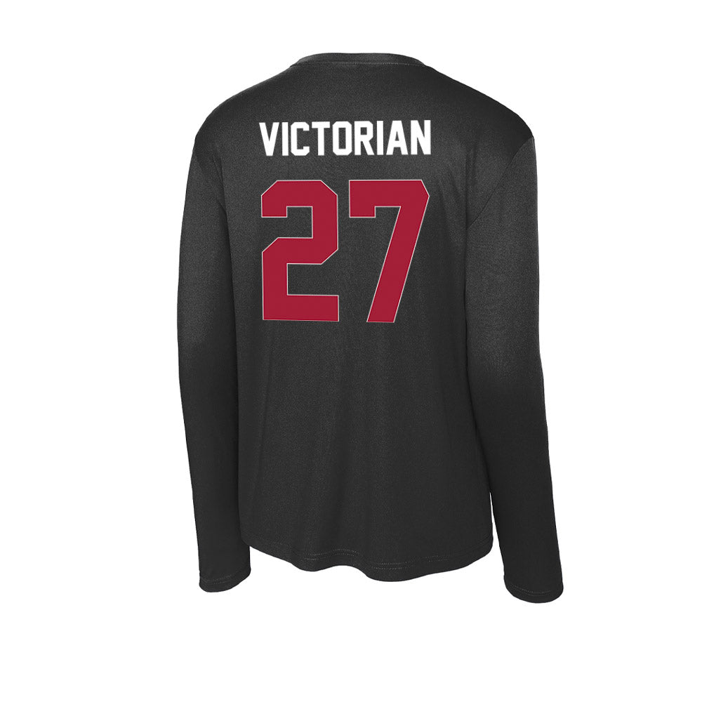 Oklahoma - NCAA Baseball : Landon Victorian - Activewear Long Sleeve T-Shirt-1