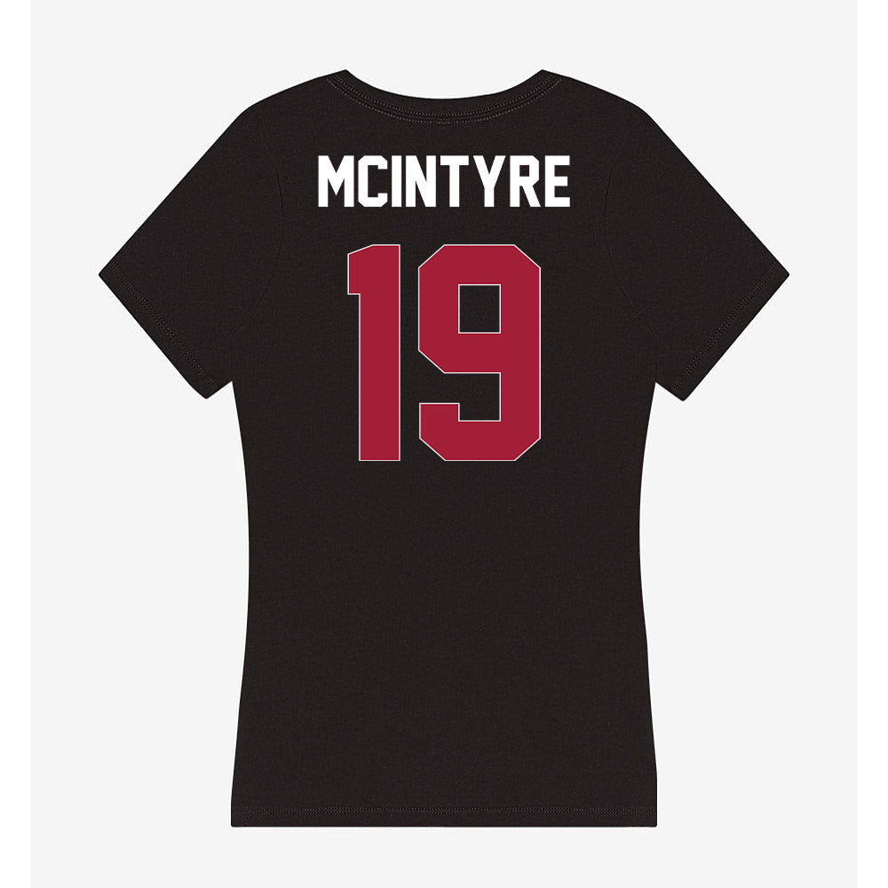 Oklahoma - NCAA Football : Kade McIntyre - Women's V-Neck T-Shirt-1