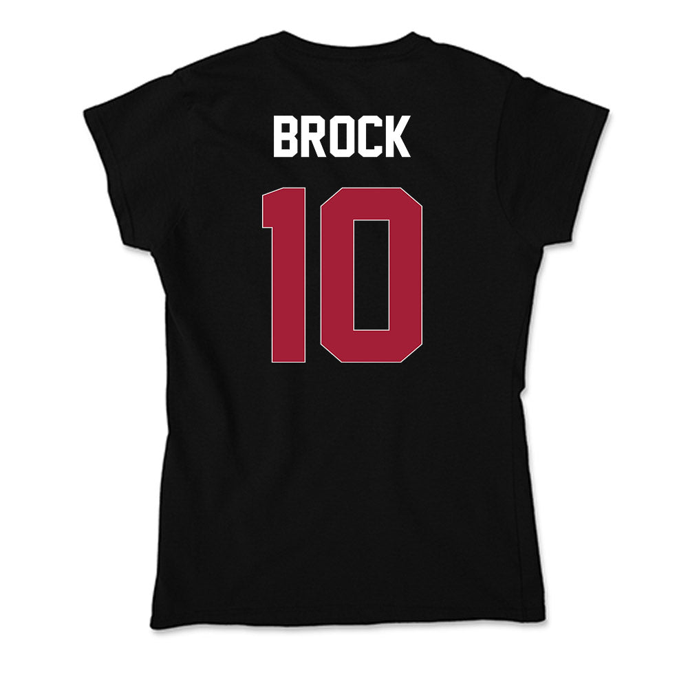 Oklahoma - NCAA Baseball : Brendan Brock - Soft Style Women’s T-Shirt-1
