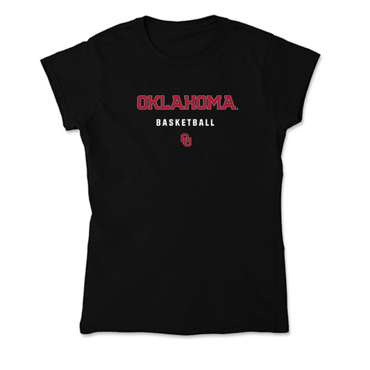 Oklahoma - NCAA Men's Basketball : Finley Keeffe - Soft Style Women’s T-Shirt-0