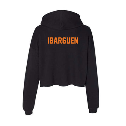 Virginia Tech - Dance Team : Lauren Ibarguen - Women's Crop Fleece Hoodie-1