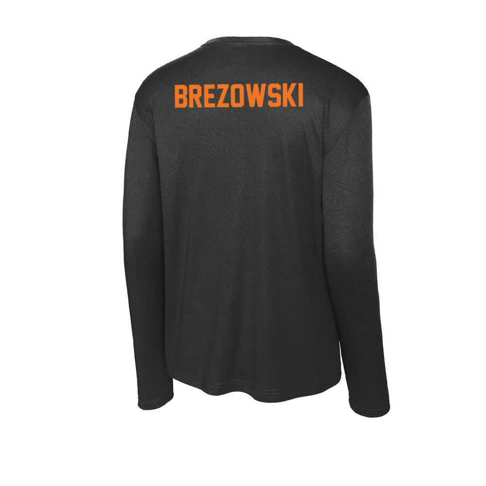 Virginia Tech - NCAA Baseball : Josh Brezowski - Activewear Long Sleeve T-Shirt-1