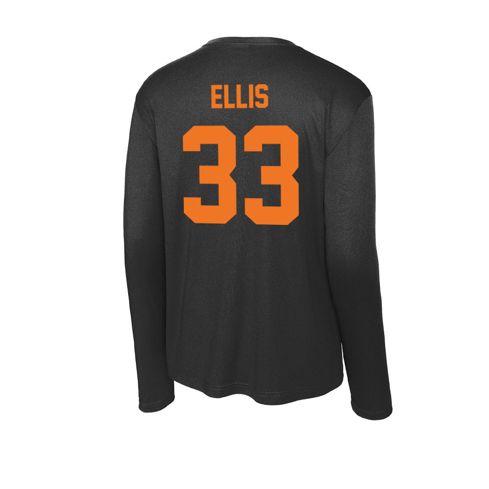 Virginia Tech - NCAA Football : Miles Ellis - Activewear Long Sleeve T-Shirt-1