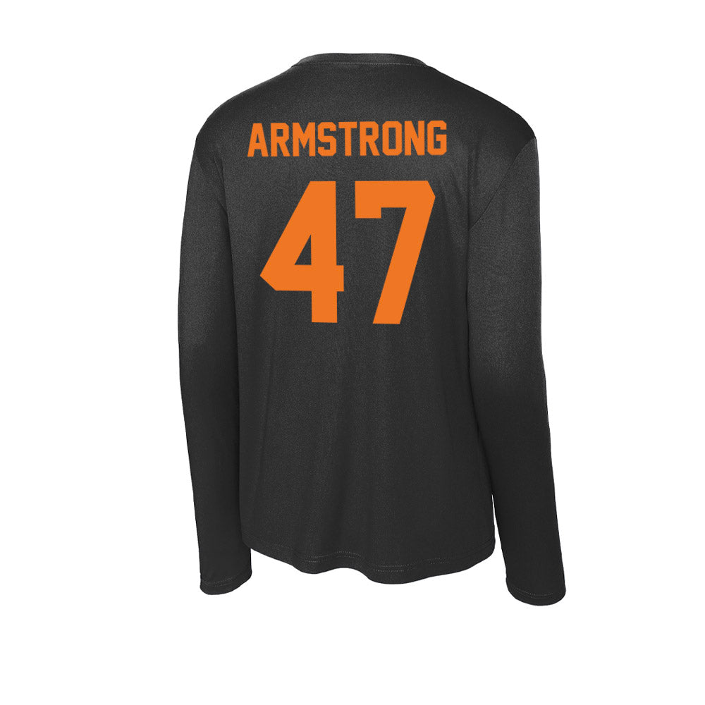 Virginia Tech - NCAA Football : Griffin Armstrong - Activewear Long Sleeve T-Shirt-1