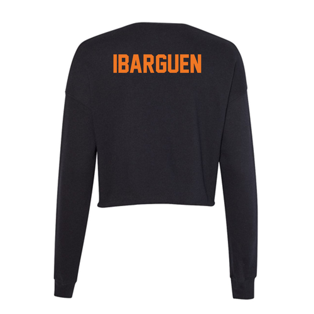 Virginia Tech - Dance Team : Lauren Ibarguen - Women's Cropped Crew Fleece-1