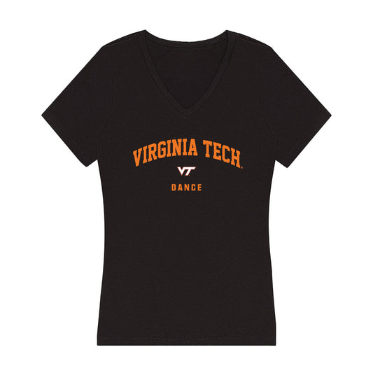 Virginia Tech - Dance Team : Lauren Ibarguen - Women's V-Neck T-Shirt-0