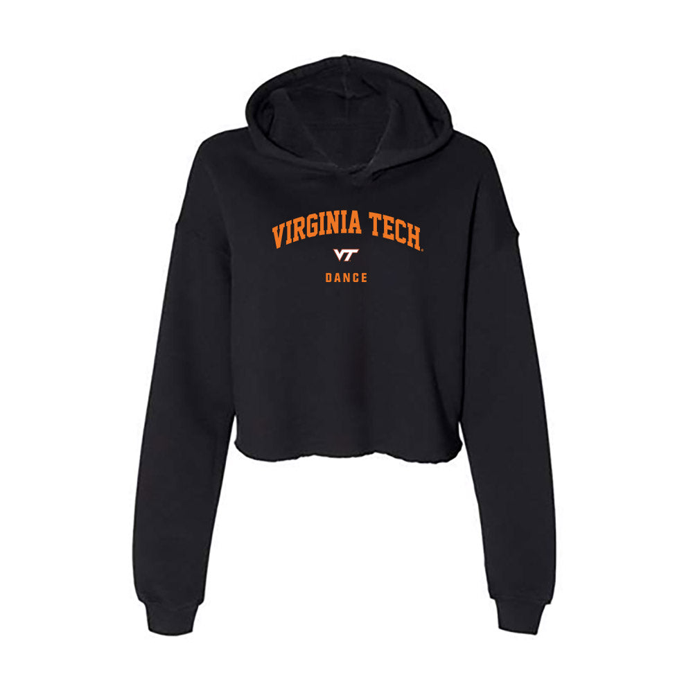 Virginia Tech - Dance Team : Lauren Ibarguen - Women's Crop Fleece Hoodie-0