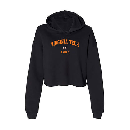 Virginia Tech - Dance Team : Lauren Ibarguen - Women's Crop Fleece Hoodie-0