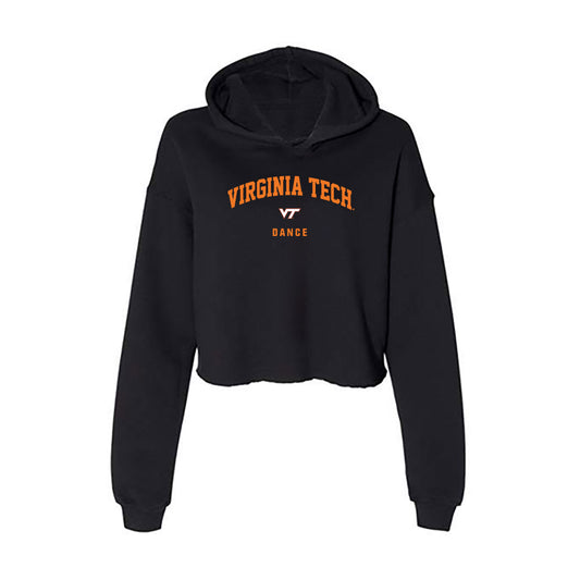 Virginia Tech - Dance Team : Lauren Ibarguen - Women's Crop Fleece Hoodie-0