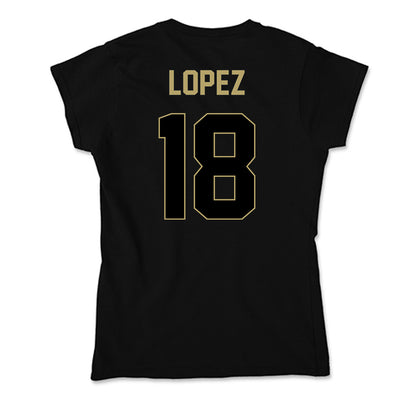 Central Florida - NCAA Men's Soccer : Javier Lopez - Soft Style Women’s T-Shirt-1
