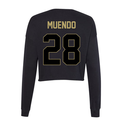 Central Florida - NCAA Men's Soccer : Kenn Muendo - Women's Cropped Crew Fleece-1
