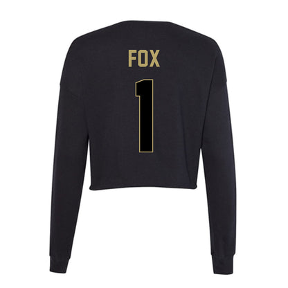 Central Florida - NCAA Football : Kylan Fox - Women's Cropped Crew Fleece-1