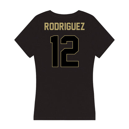 Central Florida - NCAA Women's Basketball : Emely Rodriguez - Women's V-Neck T-Shirt-1