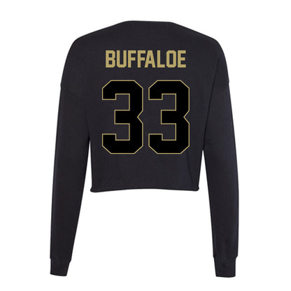 Central Florida - NCAA Baseball : Elijah Buffaloe - Women's Cropped Crew Fleece-1