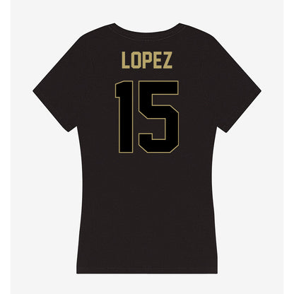 Central Florida - NCAA Softball : Yessenia Lopez - Women's V-Neck T-Shirt-1
