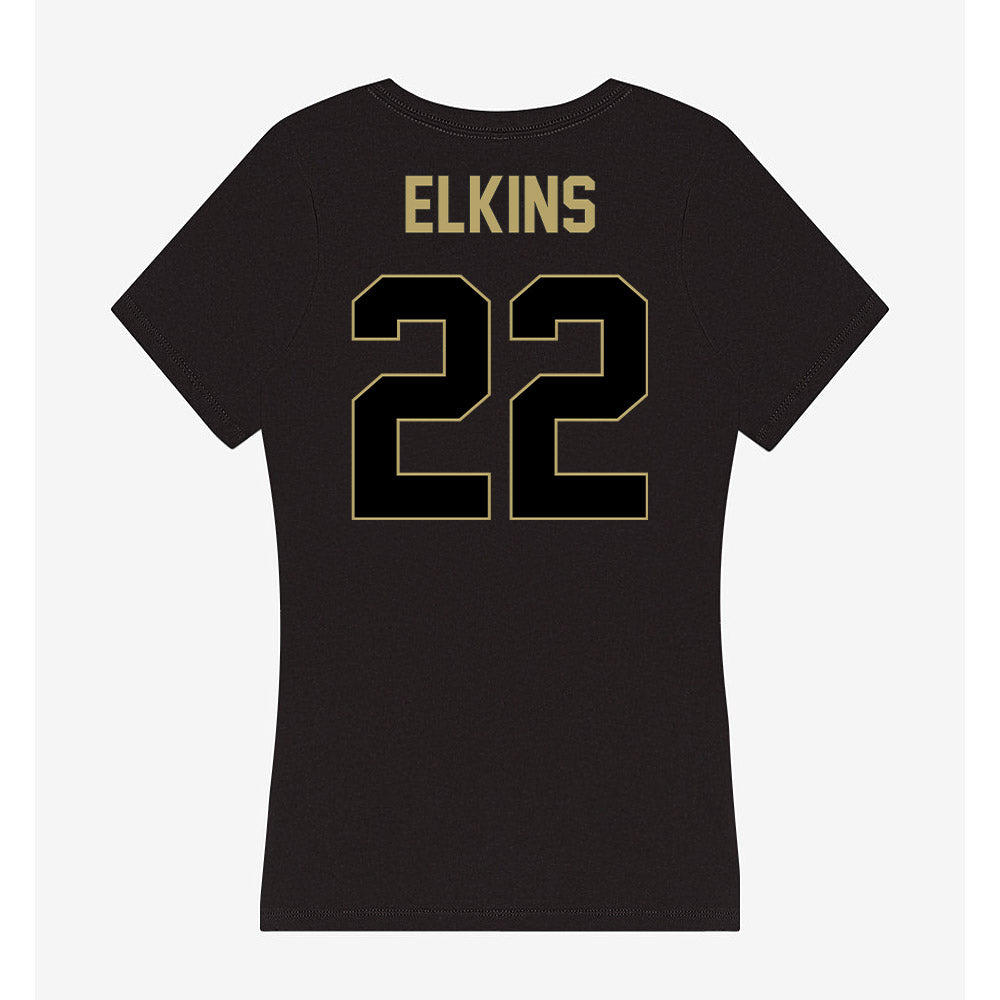 Central Florida - NCAA Softball : Lena Elkins - Women's V-Neck T-Shirt-1