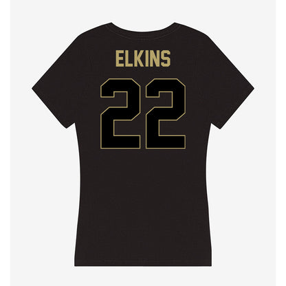 Central Florida - NCAA Softball : Lena Elkins - Women's V-Neck T-Shirt-1