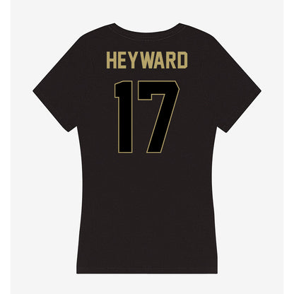 Central Florida - NCAA Football : Jaylen Heyward - Women's V-Neck T-Shirt-1