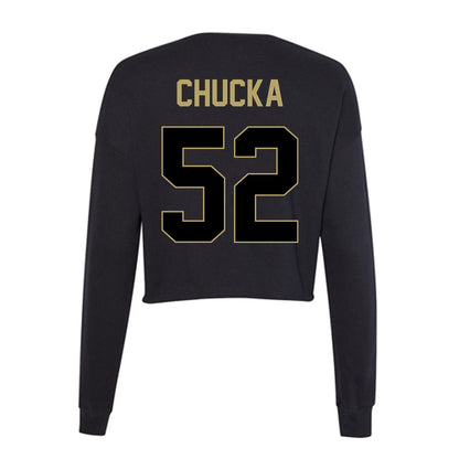 Central Florida - NCAA Baseball : Stephen Chucka - Women's Cropped Crew Fleece-1