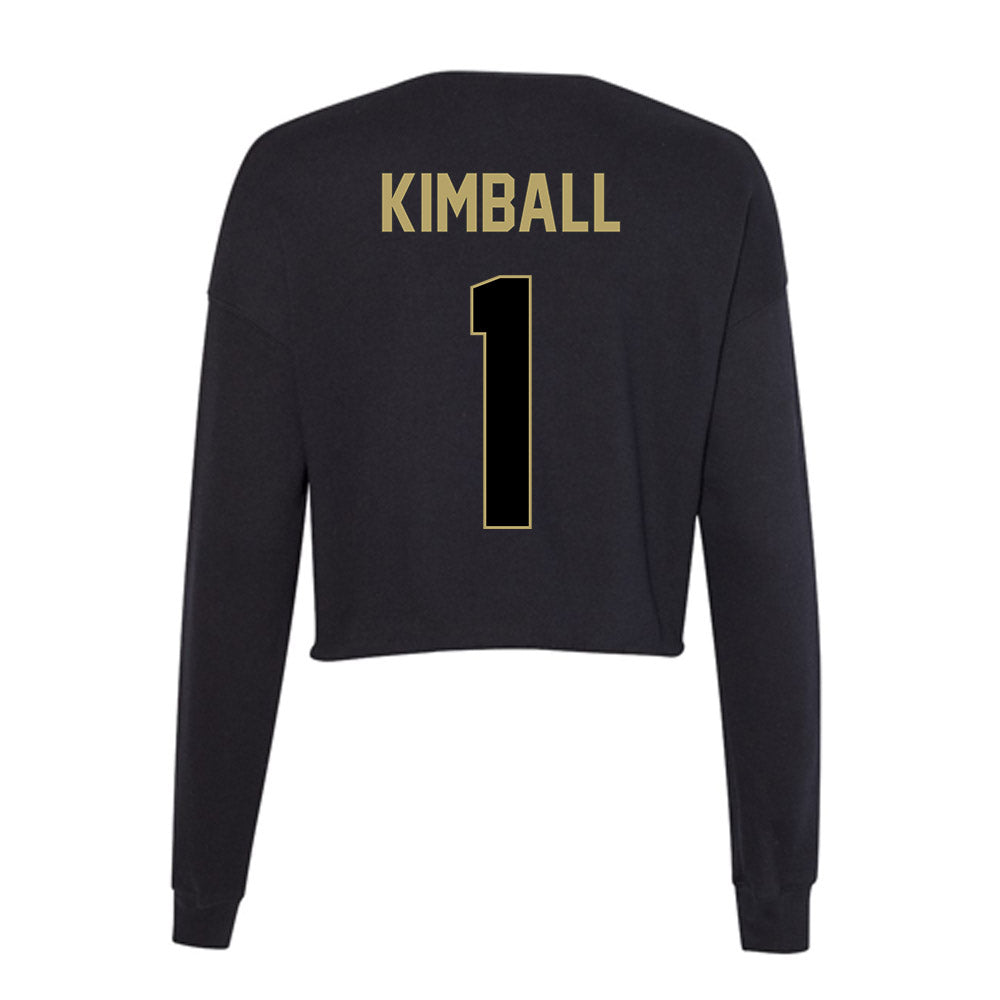 Central Florida - NCAA Baseball : Roman Kimball - Women's Cropped Crew Fleece-1