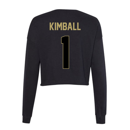 Central Florida - NCAA Baseball : Roman Kimball - Women's Cropped Crew Fleece-1