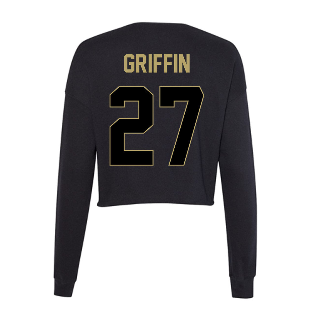 Central Florida - NCAA Softball : Ashleigh Griffin - Women's Cropped Crew Fleece-1