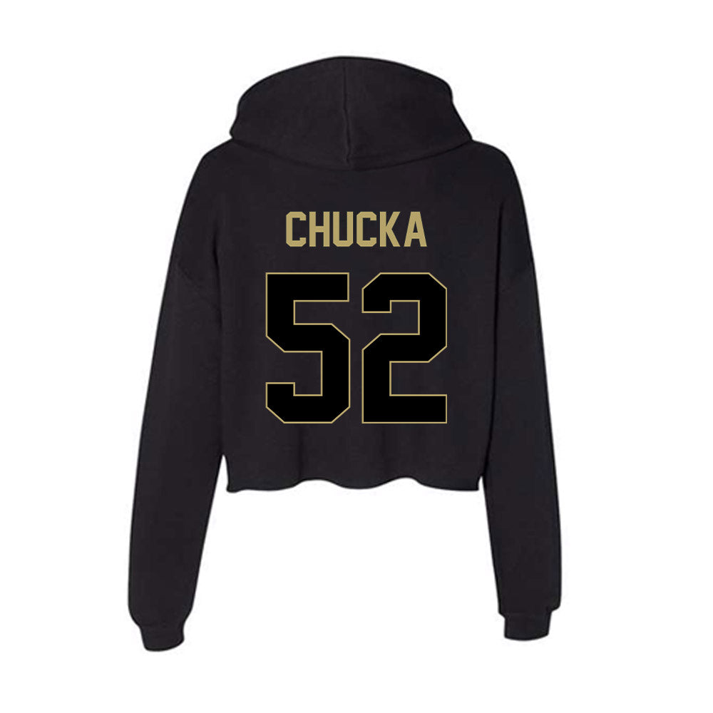 Central Florida - NCAA Baseball : Stephen Chucka - Women's Crop Fleece Hoodie-1