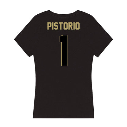 Central Florida - NCAA Women's Soccer : Lizah Pistorio - Women's V-Neck T-Shirt-1