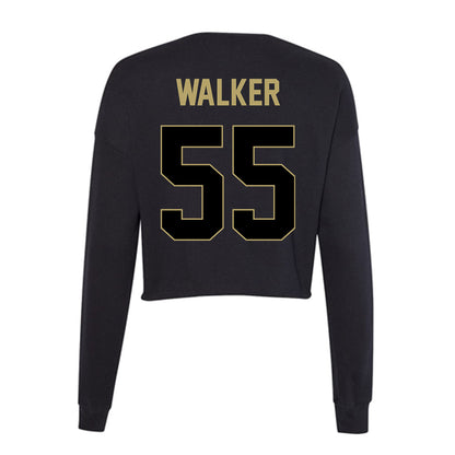 Central Florida - NCAA Football : John Walker - Women's Cropped Crew Fleece-1