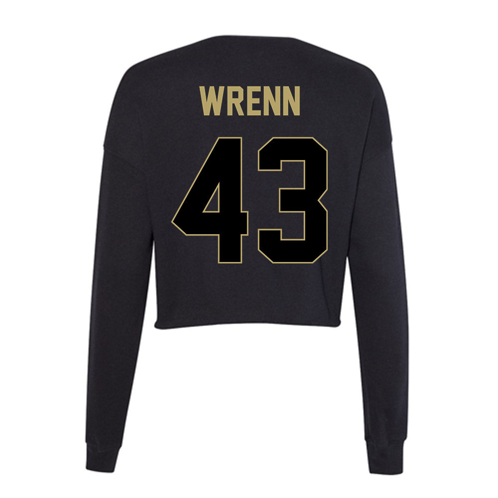 Central Florida - NCAA Football : Tyler Wrenn - Women's Cropped Crew Fleece-1