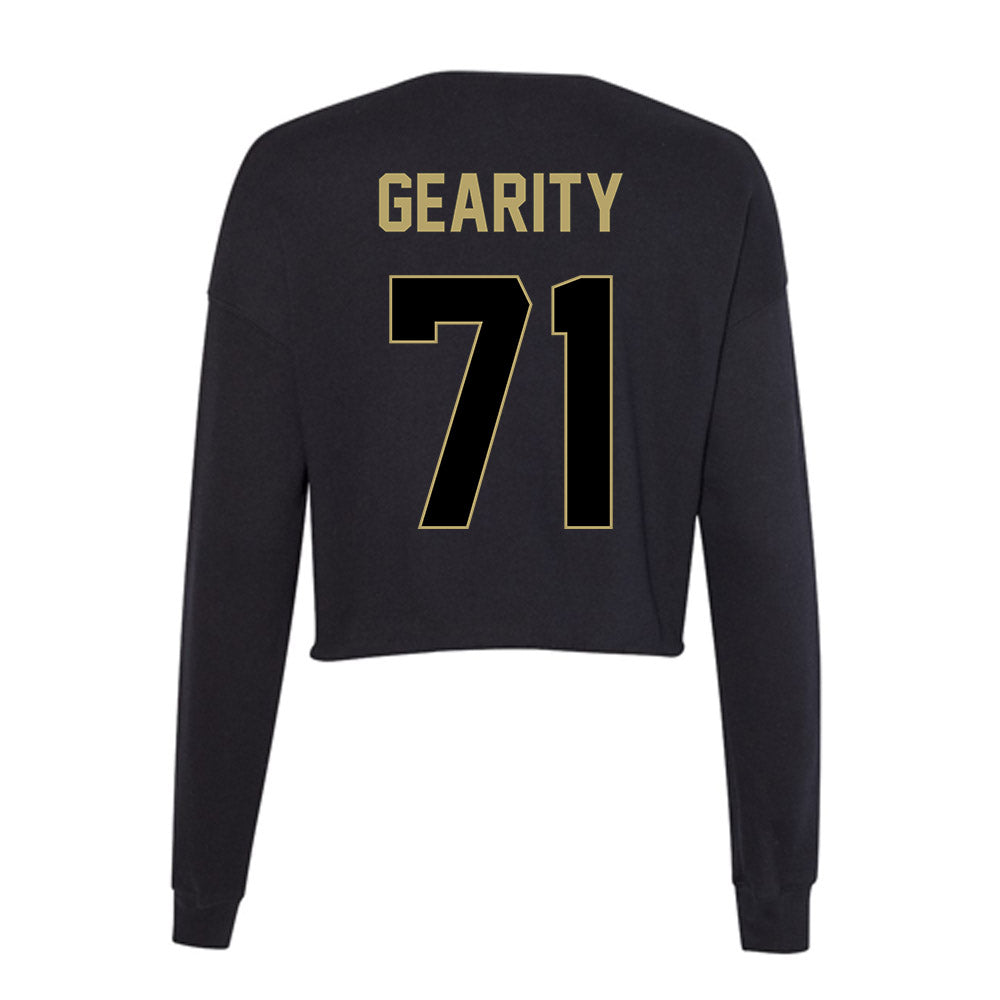 Central Florida - NCAA Football : Thomas Gearity - Women's Cropped Crew Fleece-1