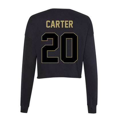 Central Florida - NCAA Football : Lewis Carter - Women's Cropped Crew Fleece-1
