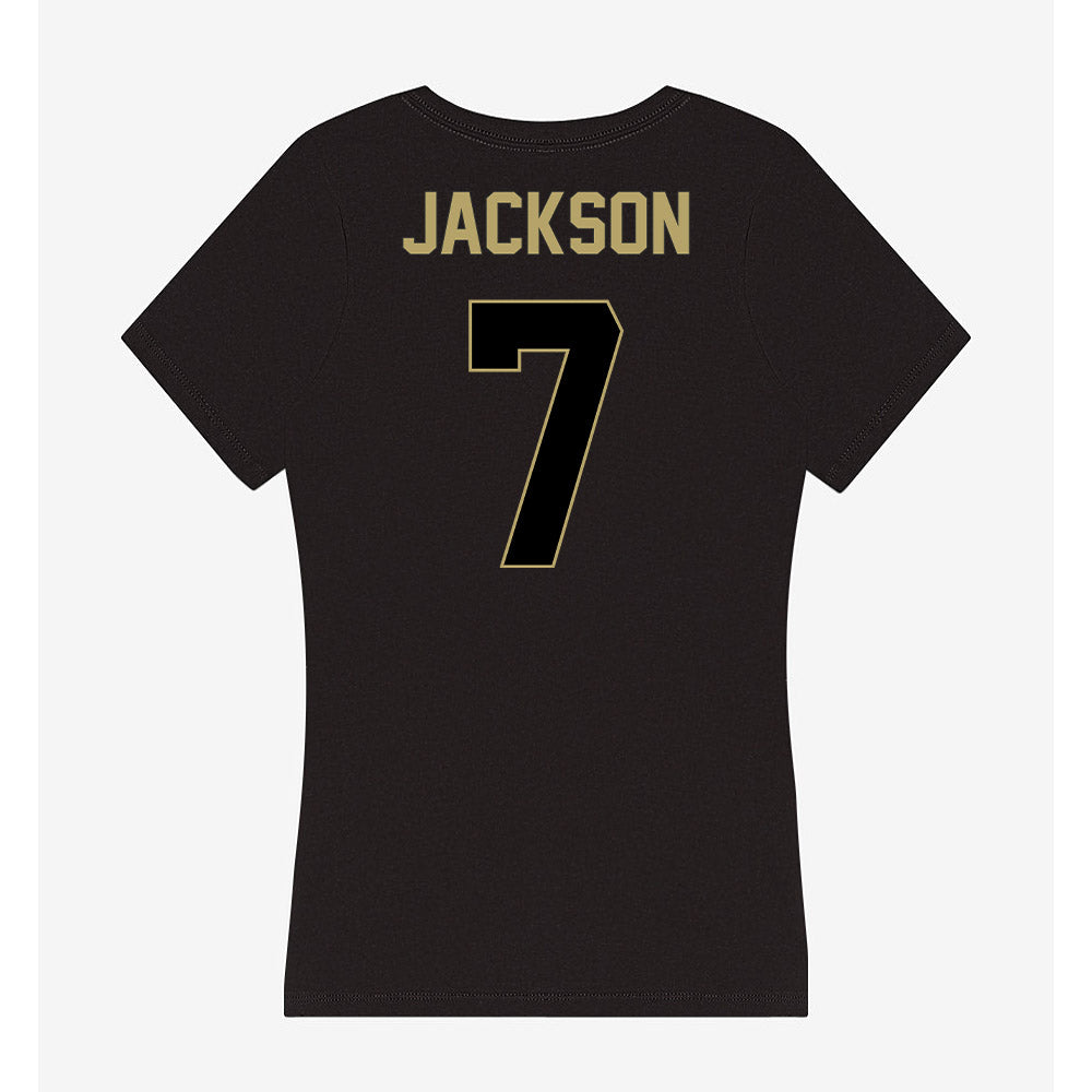 Central Florida - NCAA Football : Antione Jackson - Women's V-Neck T-Shirt-1