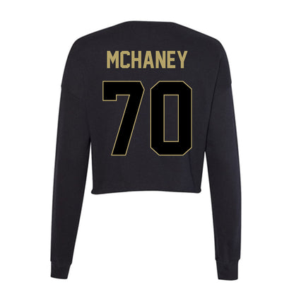 Central Florida - NCAA Football : Raishaun McHaney - Women's Cropped Crew Fleece-1