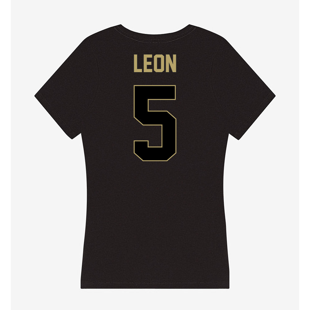 Central Florida - NCAA Women's Soccer : Natalie Leon - Women's V-Neck T-Shirt-1