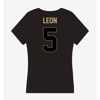 Central Florida - NCAA Women's Soccer : Natalie Leon - Women's V-Neck T-Shirt-1