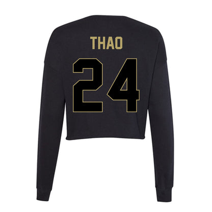 Central Florida - NCAA Women's Soccer : Grace Thao - Women's Cropped Crew Fleece-1