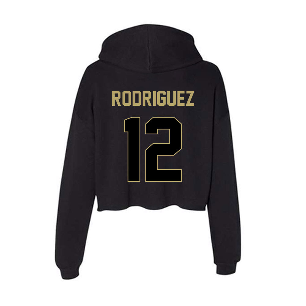 Central Florida - NCAA Women's Basketball : Emely Rodriguez - Women's Crop Fleece Hoodie-1