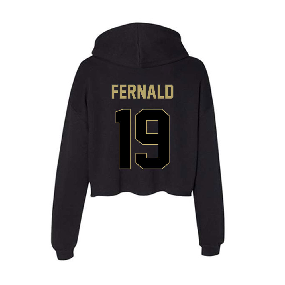 Central Florida - NCAA Baseball : Josh Fernald - Women's Crop Fleece Hoodie-1