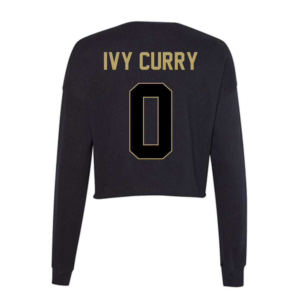 Central Florida - NCAA Men's Basketball : Jordan Ivy Curry - Women's Cropped Crew Fleece-1