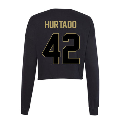 Central Florida - NCAA Baseball : Sebastian Hurtado - Women's Cropped Crew Fleece-1